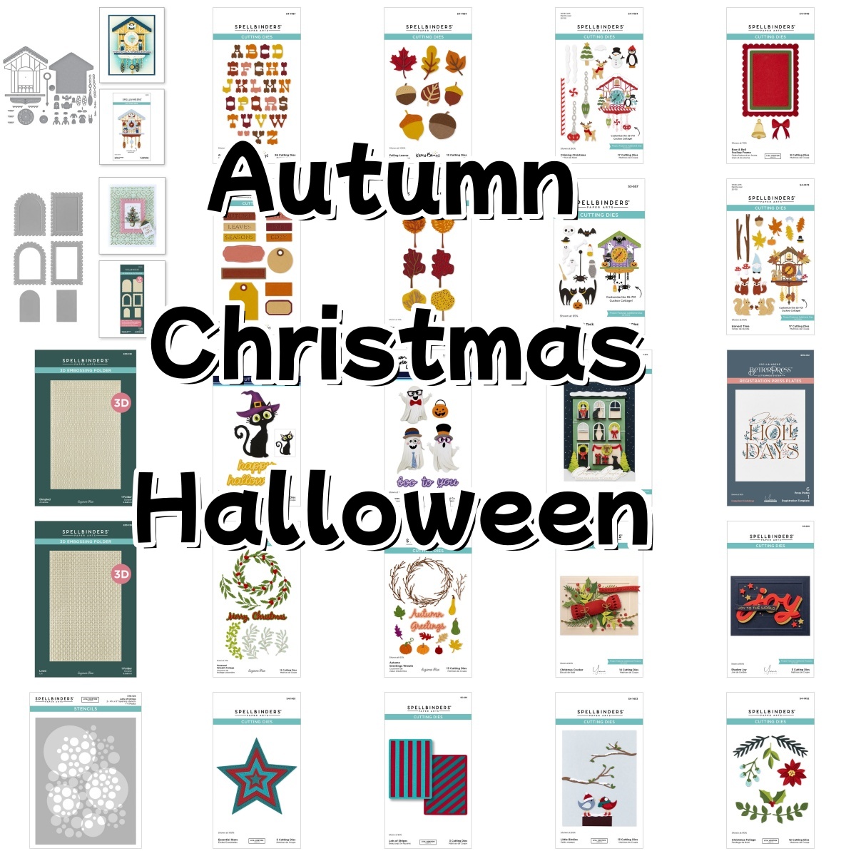 Wax Seal Stamp Kit - Autumn Halloween Holidays Christmas Joy Ghost