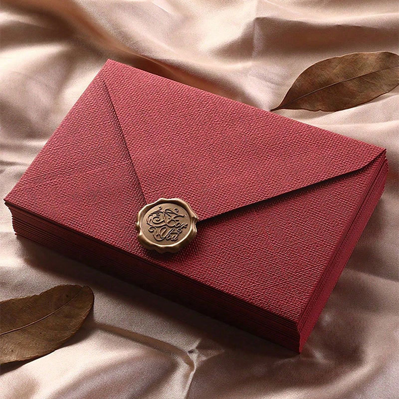10 set 16x11cm Greeting Cards  - Wax Seal Stamp Kit ulasan dan harga