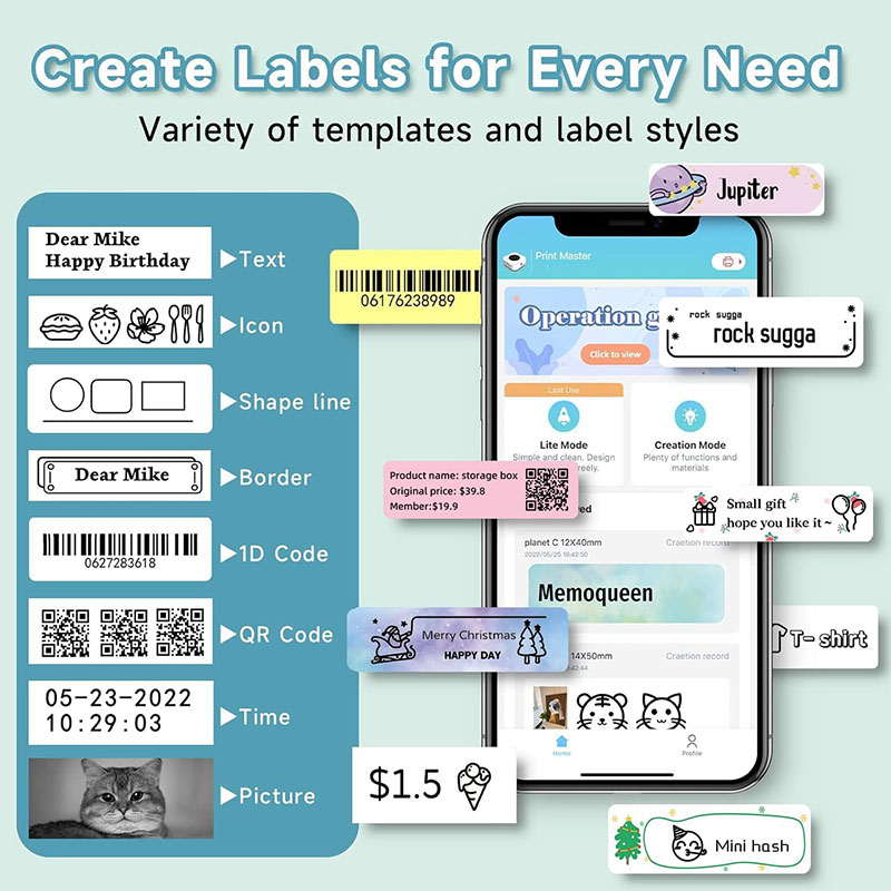 12*40mm Colored Transparent Th - Label Printer Tape ulasan dan harga