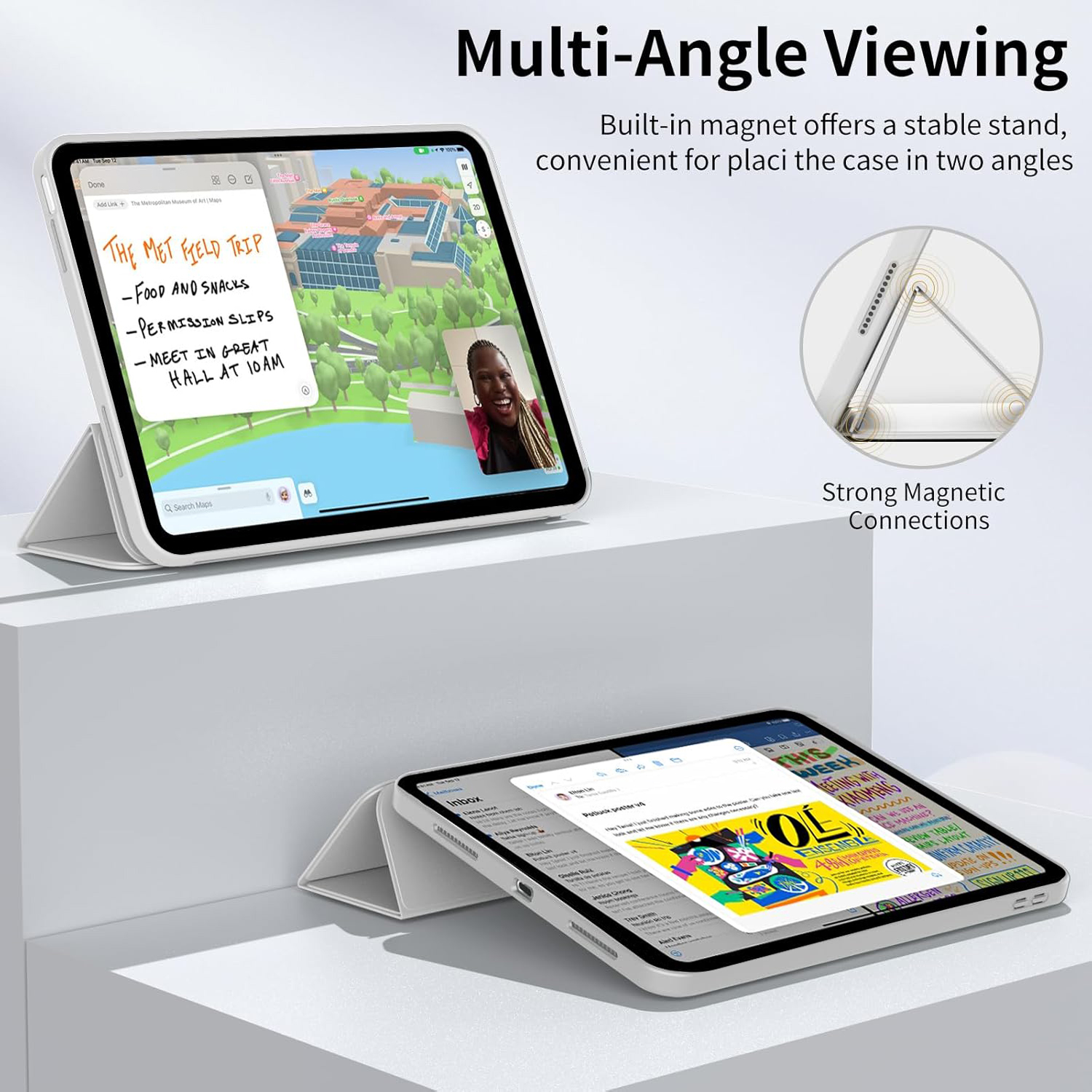 Tri-fold Flip Case For Samsung - Sticky Note Cube ulasan dan harga