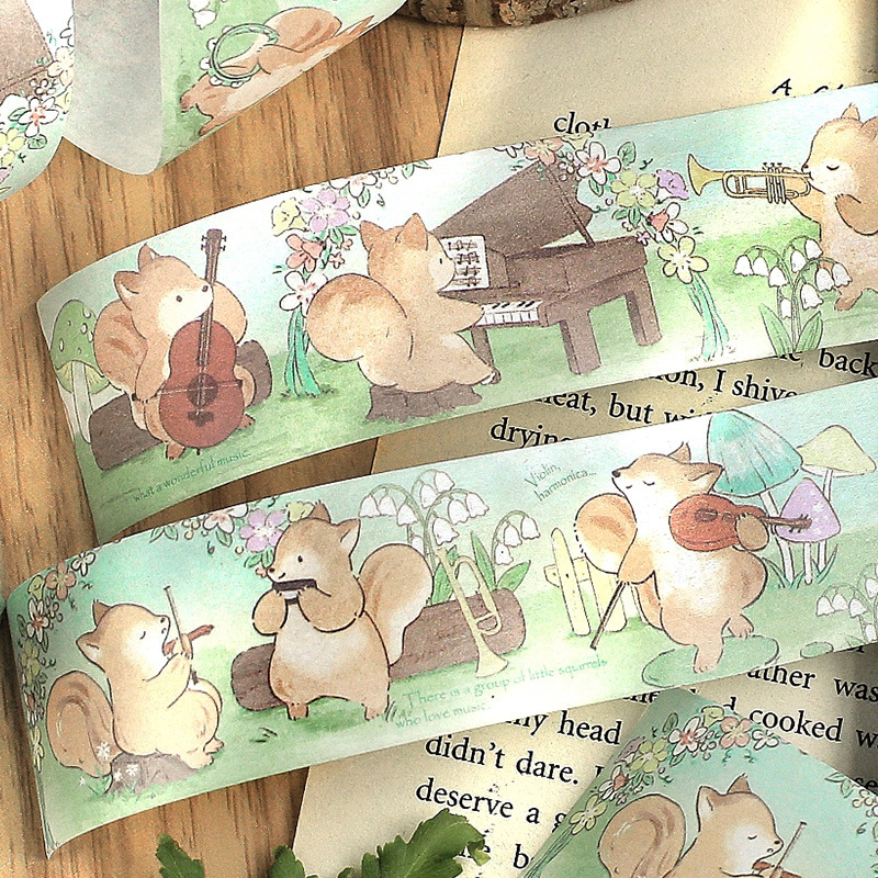 3cm*3m Kawaii Cartoon Washi ta - Label Printer Tape ulasan dan harga