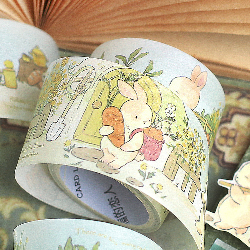 3cm*3m Kawaii Cartoon Washi ta - Label Printer Tape ulasan dan harga