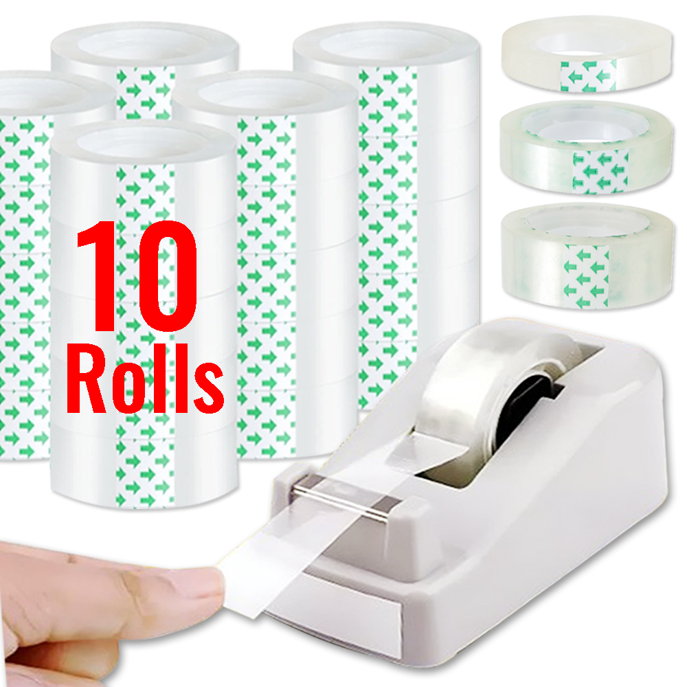 Transparent Adhesive Tape Pack - Office Stationery And Supply ulasan dan harga