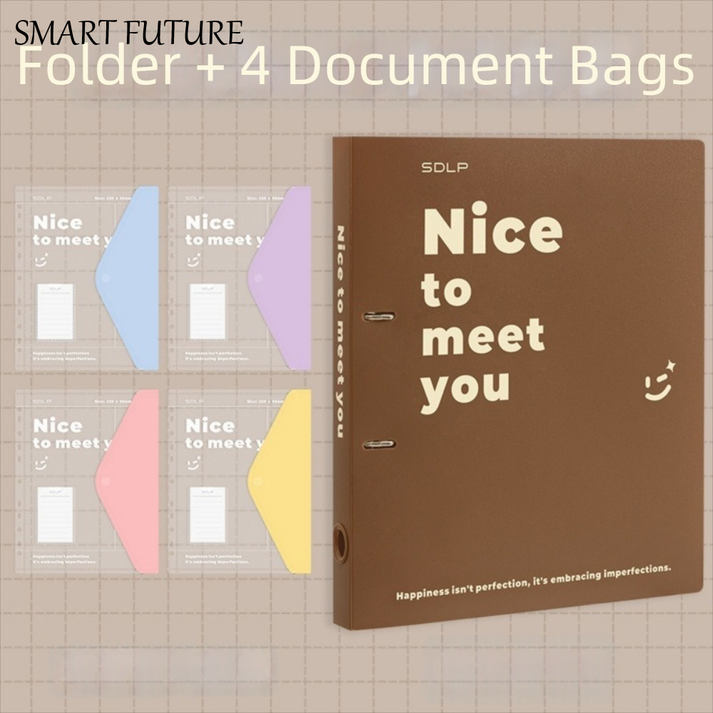 PP Loose Leaf File Bag Set Det - Binder Clip Assorted ulasan dan harga