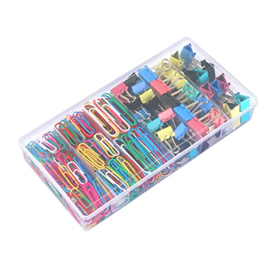 Paper Clips Binder Clips, 400  - Binder Clip Assorted ulasan dan harga