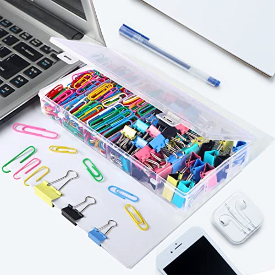 Paper Clips Binder Clips, 400  - Binder Clip Assorted ulasan dan harga