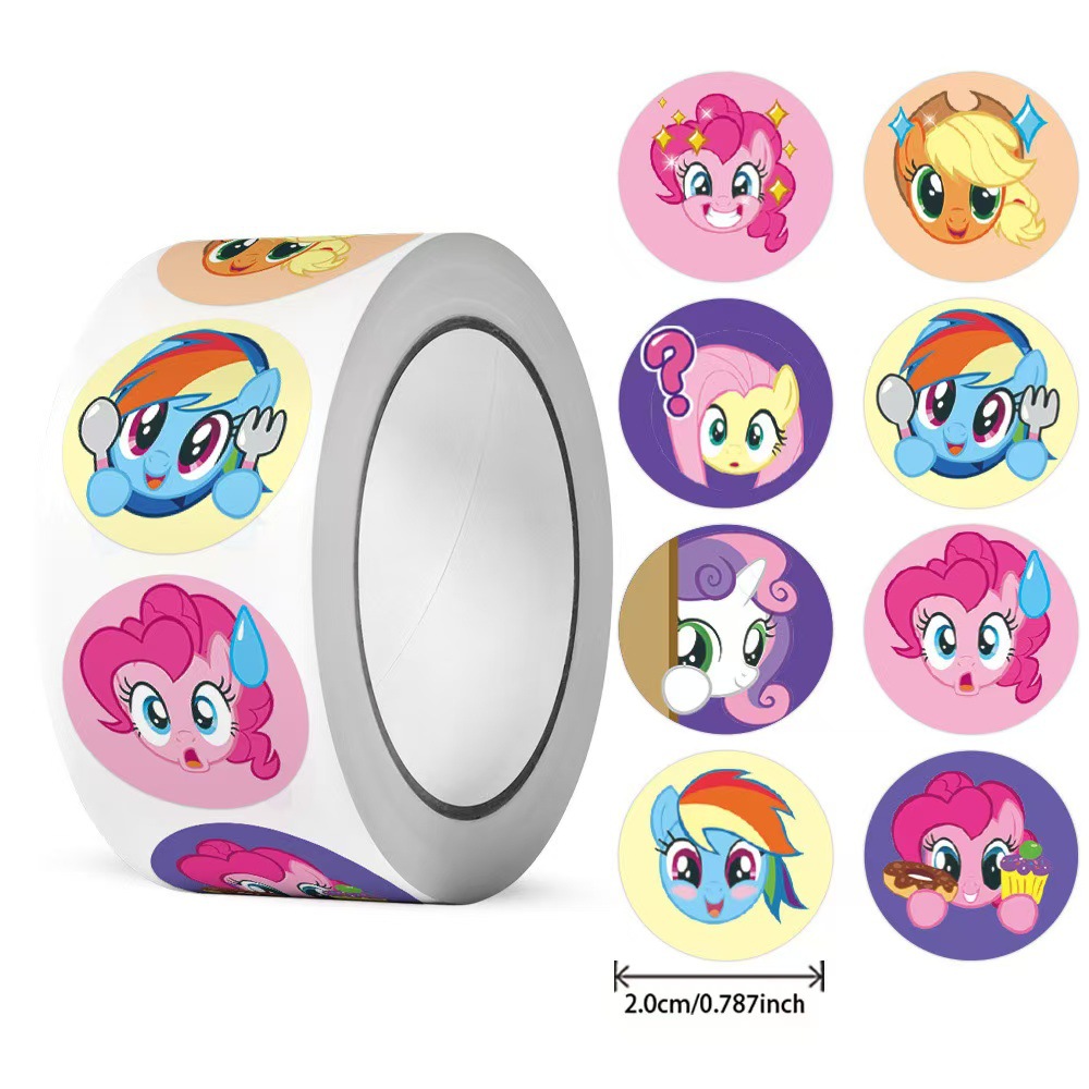 500Pcs My Little Pony Round St - Label Printer Tape ulasan dan harga