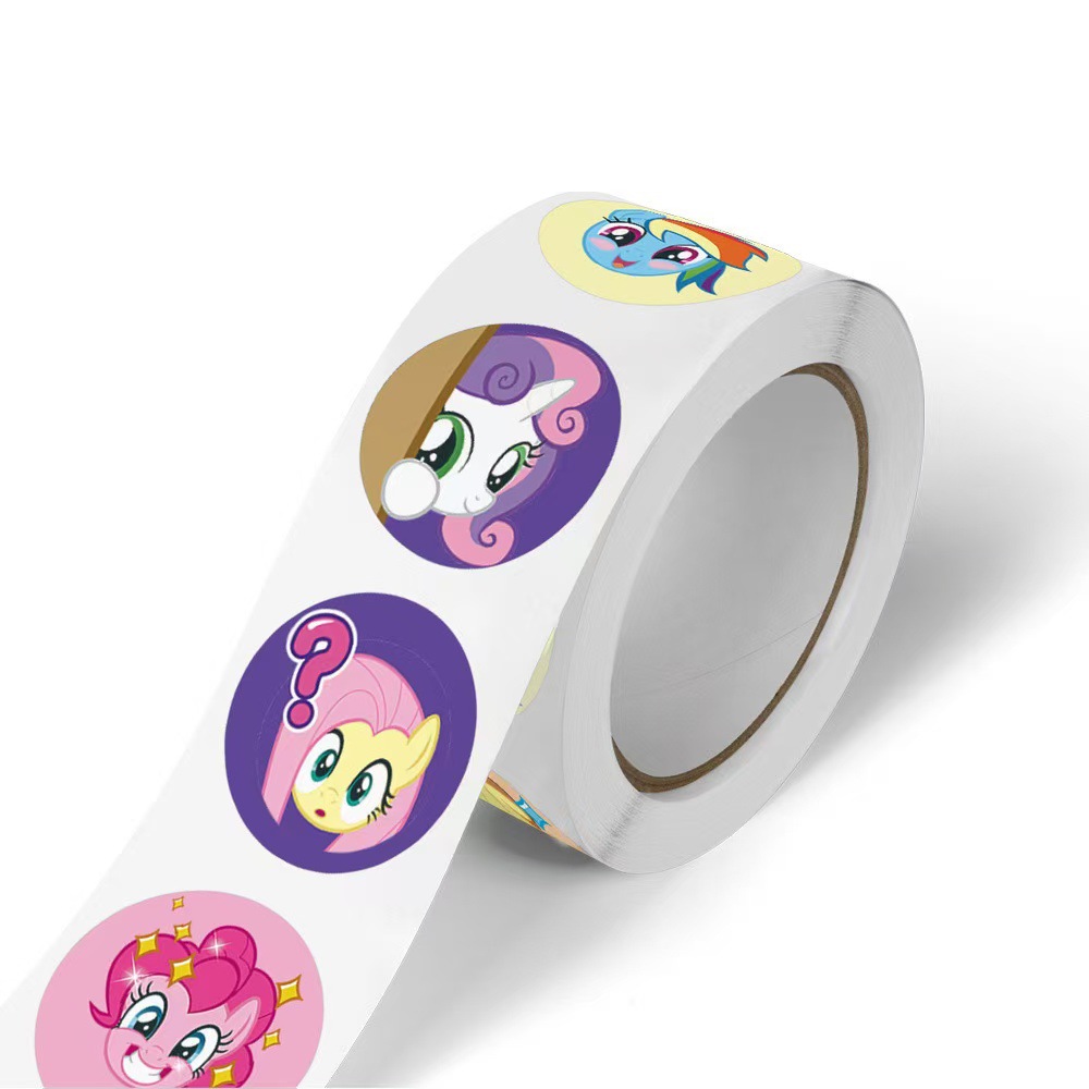 500Pcs My Little Pony Round St - Label Printer Tape ulasan dan harga