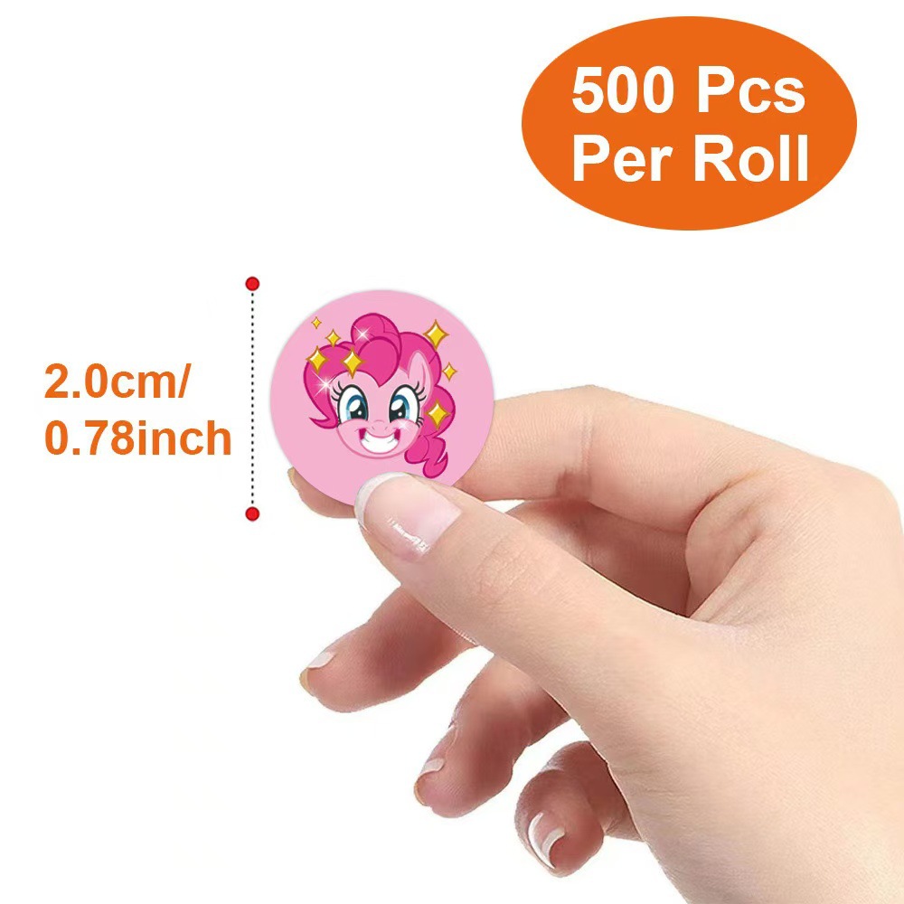 500Pcs My Little Pony Round St - Label Printer Tape ulasan dan harga
