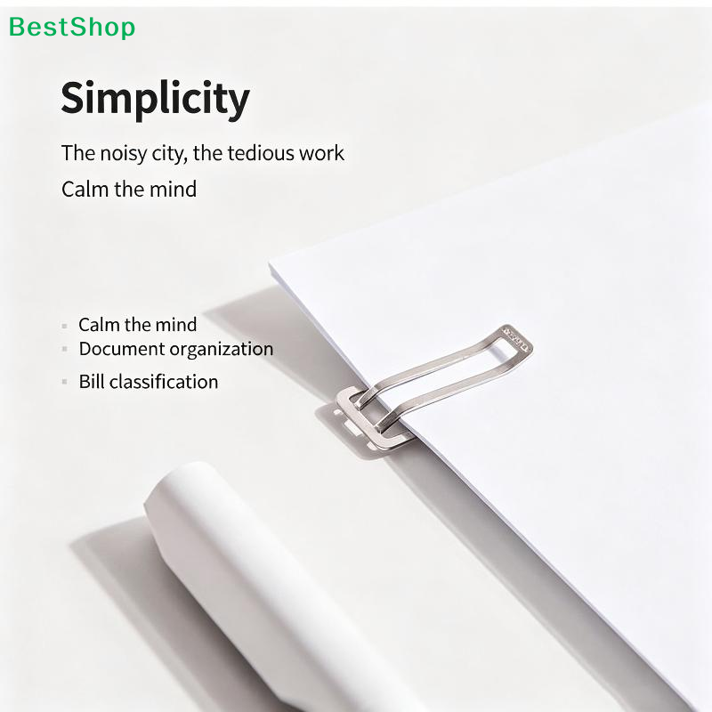 ☽10pcs Square Thickened Binder - Binder Clip Assorted ulasan dan harga