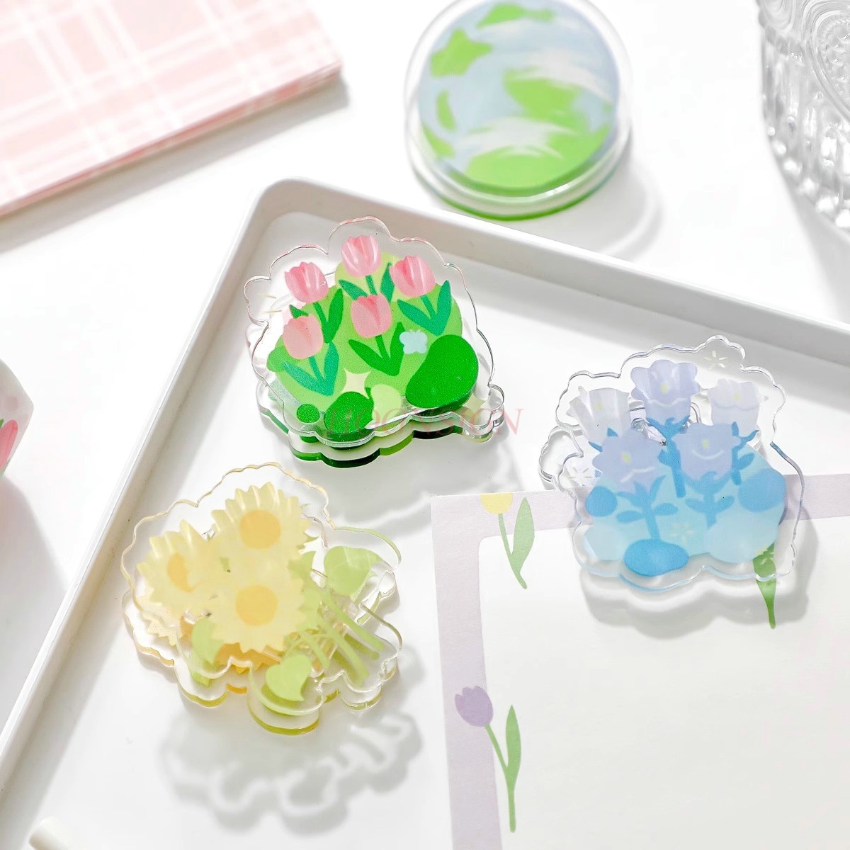 1pcs Afternoon Garden Acrylic  - Office Stationery And Supply ulasan dan harga