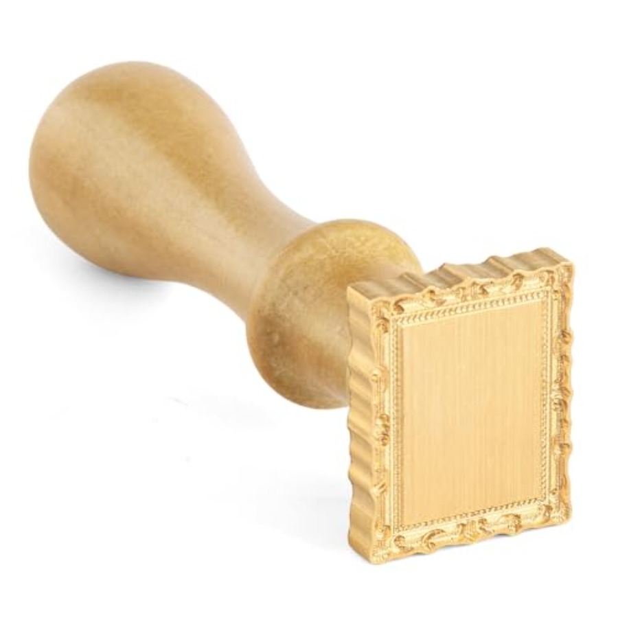 Frame Wax Seal Stamp, 3D Embos - Wax Seal Stamp Kit ulasan dan harga