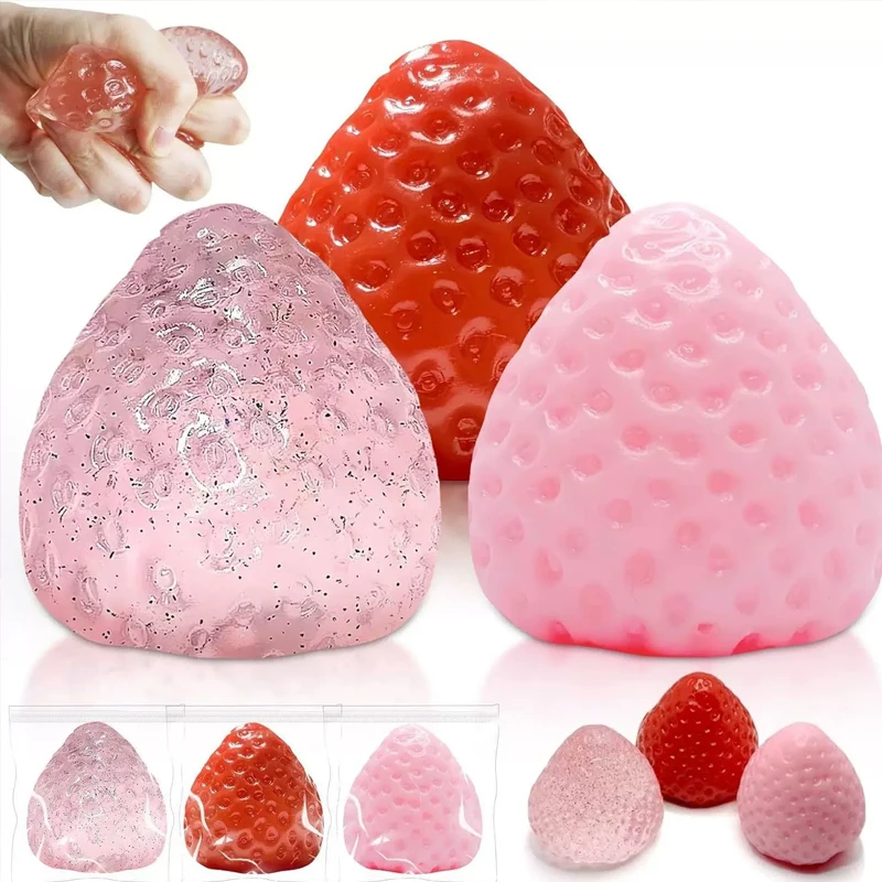 Strawberry Taba Squishy Fidget - Stationery Warehouse ulasan dan harga