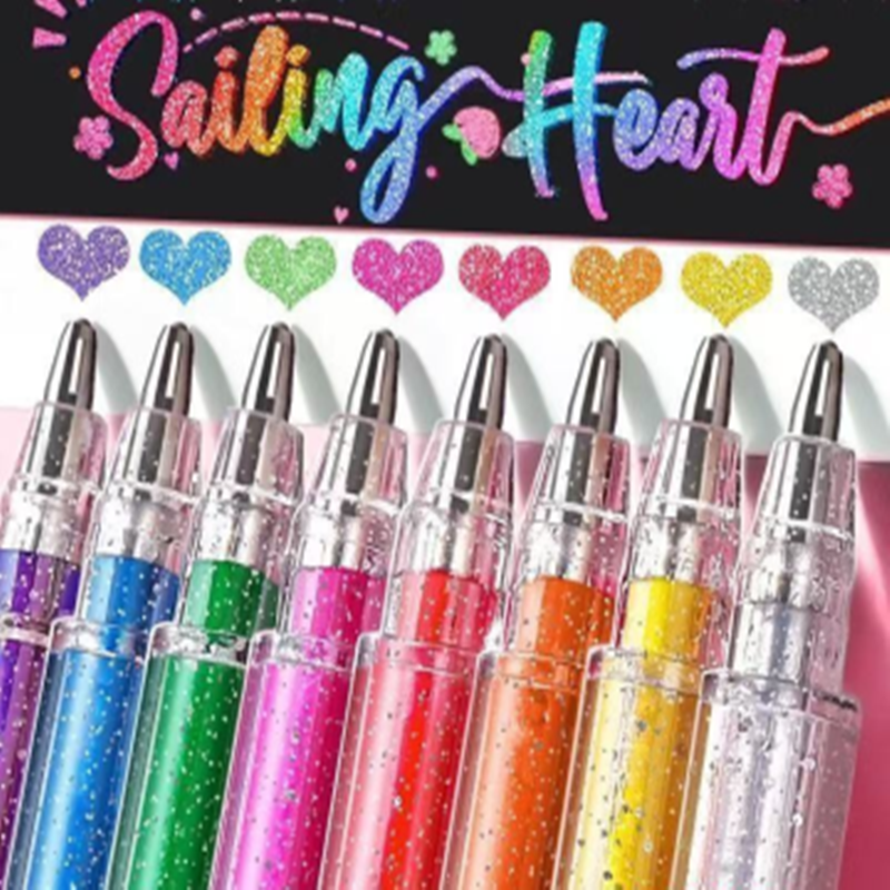 8/24/60-Color Glitter Gel Pen  - Gel Ink Pen Set ulasan dan harga