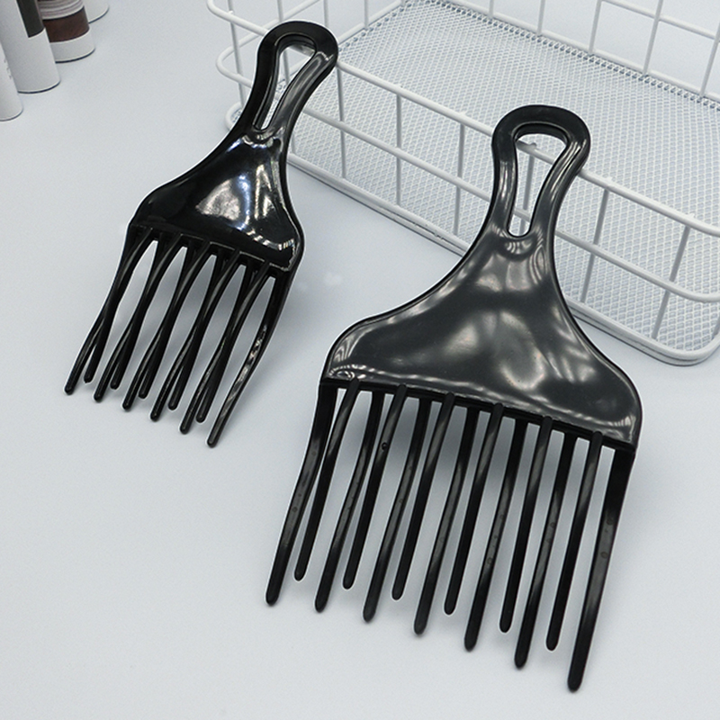 1 pc Afro Comb Wide Teeth Brus - Binding Comb Plastic ulasan dan harga