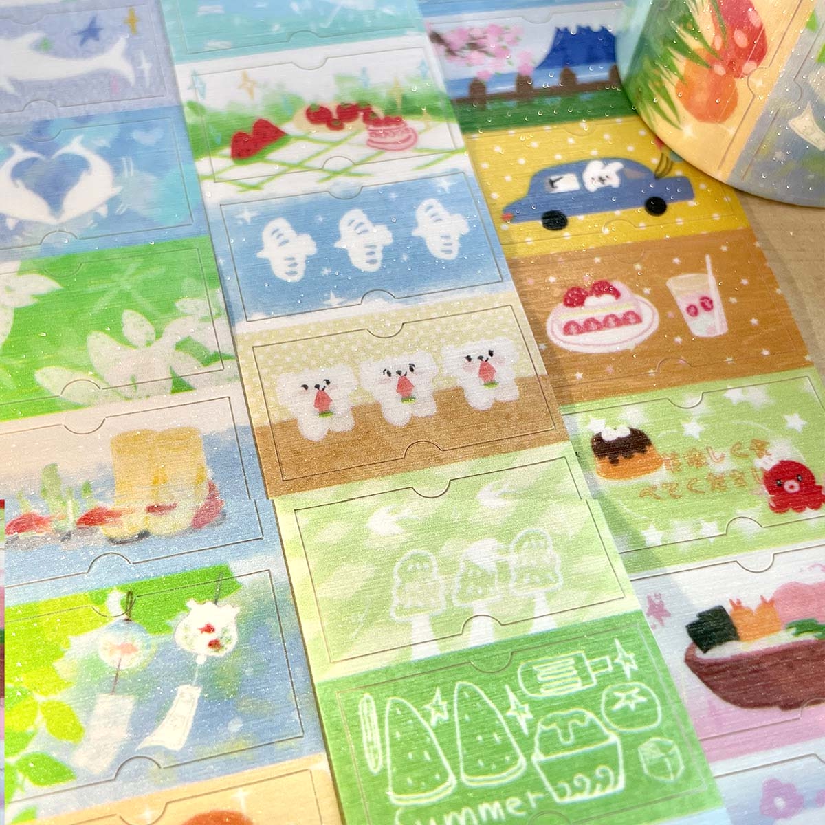 Salt Style Deco Label Sticker  - Label Printer Tape ulasan dan harga