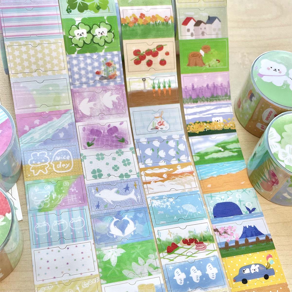 Salt Style Deco Label Sticker  - Label Printer Tape ulasan dan harga