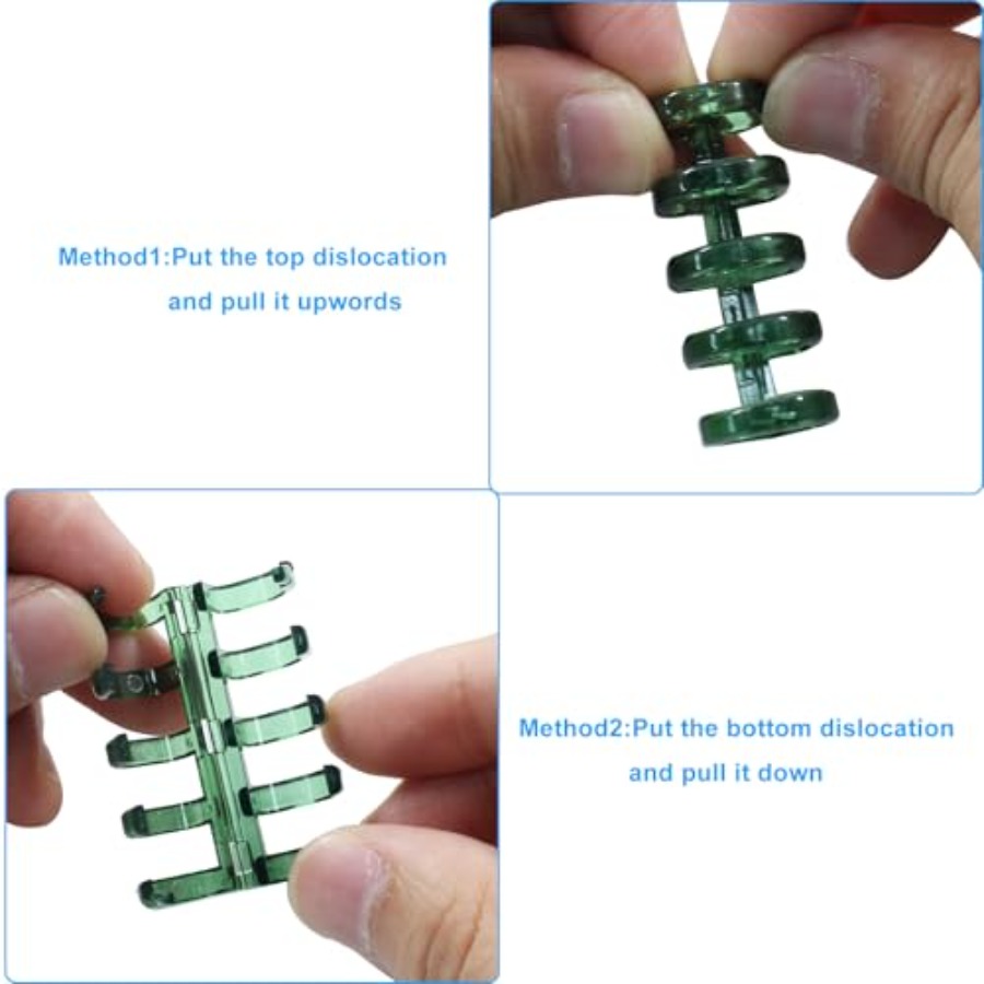 Pcs 5 Ring Loose Leaf Binders  - Binding Comb Plastic ulasan dan harga