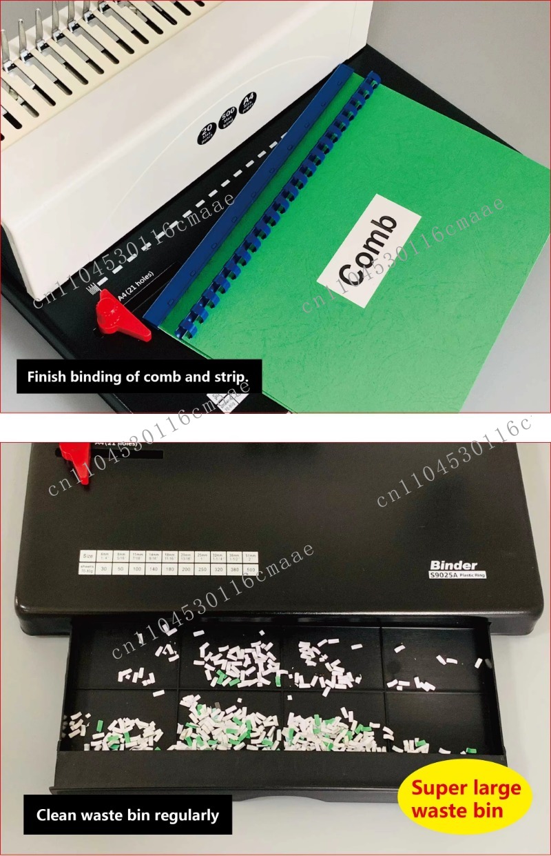 Portable Manual S9025A 21 Hole - Binding Comb Plastic ulasan dan harga