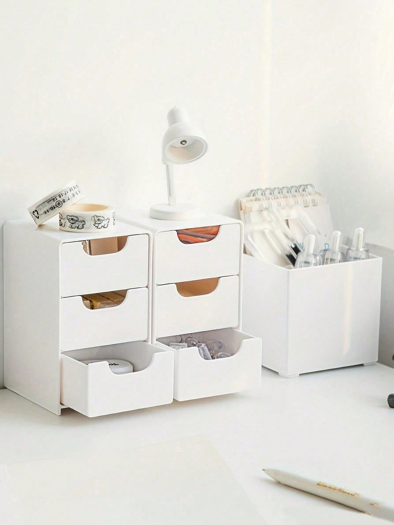 1pc Mini 3-Tier ABS Plastic De - Stationery Office Supply Store ulasan dan harga